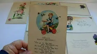 HISTORICAL BIRTHDAY POSTCARDS