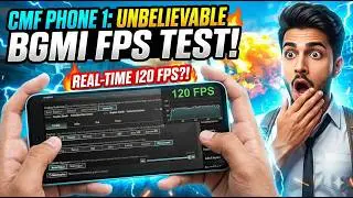 CMF Phone 1 BGMI FPS Test In 2026