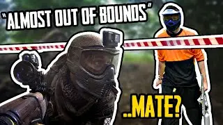 OUT OF BOUNDS??? -  i dont think so - Paintball sniper dominates!