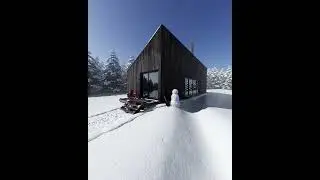Exterior Cabin Scene Winter 3D model