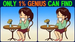 【Find the Difference】 If you've found them all, you're a genius!