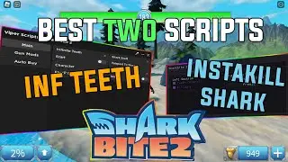 ROBLOX SHARKBITE 2 OP SCRIPT/HACK | INF TEETH , INSTANT KILL , AUTOFARM , AUTO WIN... |