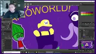 Let's draw Wario's thumb