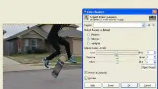 How to change the color of clothes on Gimp.