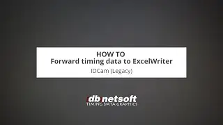 ALGE-Timing IDCam / How To export timing to ExcelWriter
