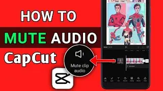 How to Mute Audio from video on capcut || Remove video sound || Remove Audio from video