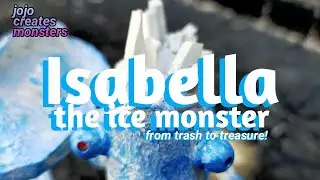 AN ALIEN ICE CREATURE! (ISABELLA THE ICE MONSTER SCULPTURE TIMELAPSE) - JOJO CREATES MONSTERS