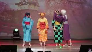 Kimetsu no Yaiba, Иноске, Танзиро, Зеницу, Uzui Tengen, Daki (Групповое дефиле) - Shibuya 22 2020
