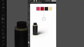 3D Lipstick 💄logo design | #3dart | #adobesoftware | #graphicdesigner | #tutorials | #shorts | #3d
