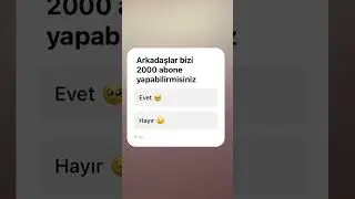Yapmayacaksınız ama canınız sağolsun 
