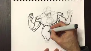 Green Lantern En by Paolo Morrone