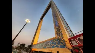 ЗОЛОТАЯ РАМКА ДУБАЙ/ПРОЗРАЧНЫЙ ПОЛ НА ОГРОМНОЙ ВЫСОТЕ/DUBAI FRAME