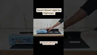 Smart Street Light Using Sensors #arduino #electroniccomponent #nodemcu #electronics #electronicpart