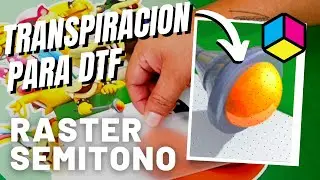 DTF - Full Image Halftone Raster