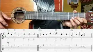 Llorarás - Arpegio de acompañamiento - Tutorial