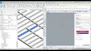 Conveyor V4 Preview - Dynamic Two-Way update of Rhino + Revit Structural Framing