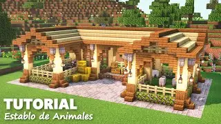 COMO CONSTRUIR UN ESTABLO EN MINECRAFT - Tutorial