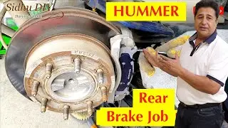 How To Install Rear Brake Pads on HUMMER H2 SUT | How To Replace Rear Brake Pads on HUMMER