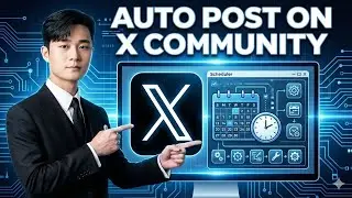 Auto Post on X Community in 2026 | Schedule Tweets Like a Pro