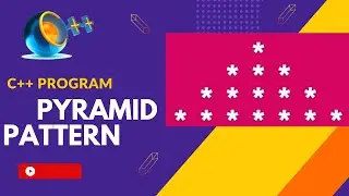 star pyramid  pattern in c++ | c++ tutorial | c++ pattern question