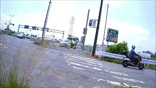 サンブレフェスタから帰っていく迷惑爆音車たち（音だけ）