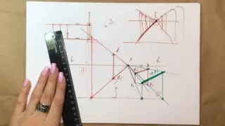 Натуральная величина отрезка в Перспективе