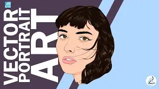 Drawing Vector Portrait Practice Session in Affinity Designer 🎨