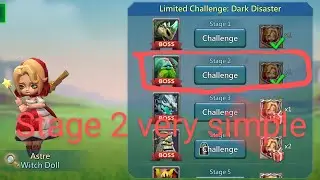 Lords Mobile Limited Challenge: Dark Disaster Stage 2 - Perilous Waters