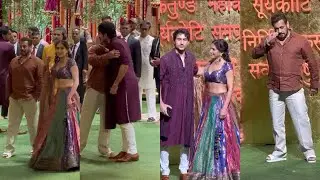 When Salman khan Meet Sara Ali khan Ibrahim Ali￼ Khan At  Ambani house for Ganpati Darshan in Mumbai