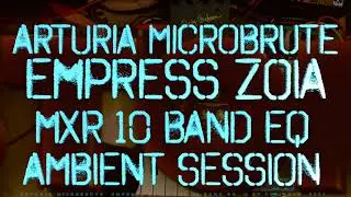 ARTURIA MICROBRUTE // EMPRESS ZOIA // MXR 10 BAND EQ // NO TALKING // AMBIENT SESSION