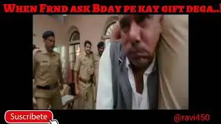 When friend ask for birthday gift 😂😂🤣🤣