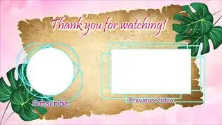Free Outro Template | No Text