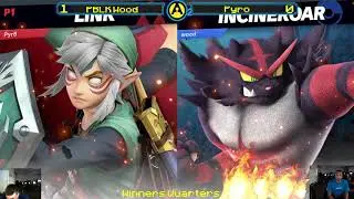 PBLK Wood(Incineroar) vs Pyro(Link)  Arcade Legacy #51 SSBU  Winners Quarters