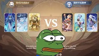 Genius Invokation: Meta Deck vs random NPC cards (Genshin Impact TCG)