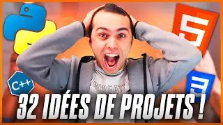 32 Idées 💡 de projets de PROGRAMMATION !