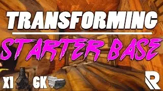 TRANSFORMING Starter Base w/ LARGE Furnace | Rust Base Design