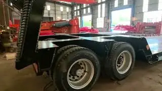 Multi functional trailer for roller cargo 60 Ton and 45 ft container trailer