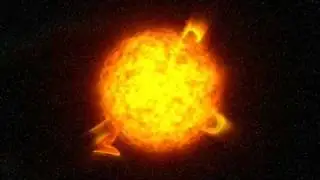 The Sun created in After Effects