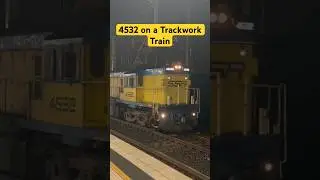 4532 on a Trackwork Train #shorts #railway #train #subscribe #viral #aussie #railroad #alco #diesel