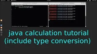 Java calculation tutorial in Linux (include type conversion)