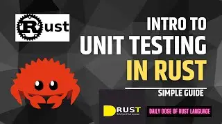 Basic Intro to Unit testing in Rust
