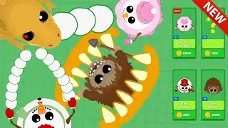 Mope.io PAY TO WIN TROLLING! T-Rex Squad Vs Bigfoot, Snowgirl & Snowman (Mope.io Rage)