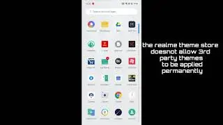 Permanently apply any 3rd party theme in realme and oppo devices #realme#oppo