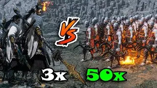 Can ANY 3 Bosses Survive 50 Dual-Blade Monks? - Black Myth Wukong