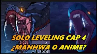 EL MANHWA ES SUPERIOR| SOLO LEVELING COMPARATIVA CAPITULO 4