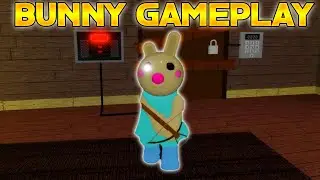 Gameplay as Bunny Skin in Piggy [ALPHA] - Roblox