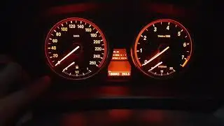 Тест приборной панели на BMW 525 e60