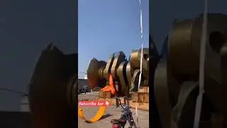 world's biggest crankshaft 💯🔥.       #biggest #cars #motor #engine #technology