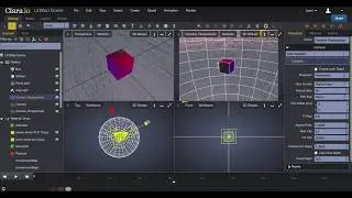 How to create a camera in clara.io