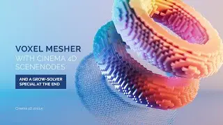 Voxel Mesher with Cinema 4D Scene Nodes